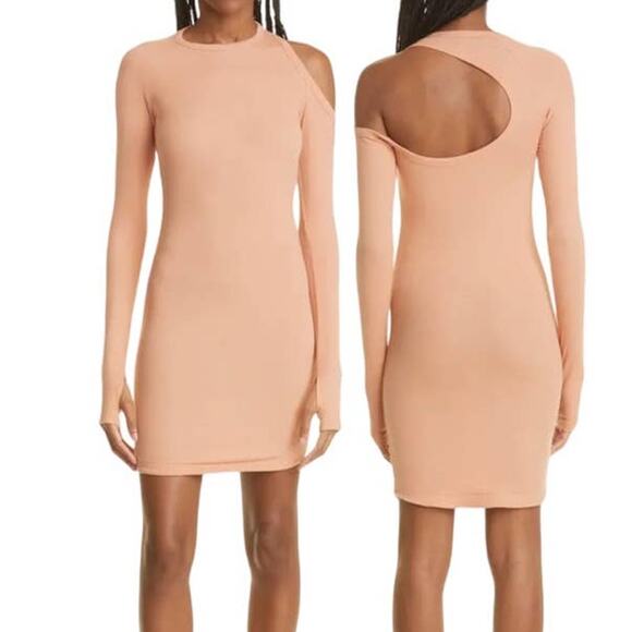 Alix NYC dress Elton Single cold shoulder body con minidress - Picture 1 of 6